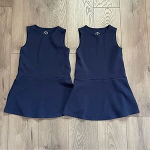 Primary Kids Size 6-7 Navy Blue Ponte Jumper Uniform Dresses